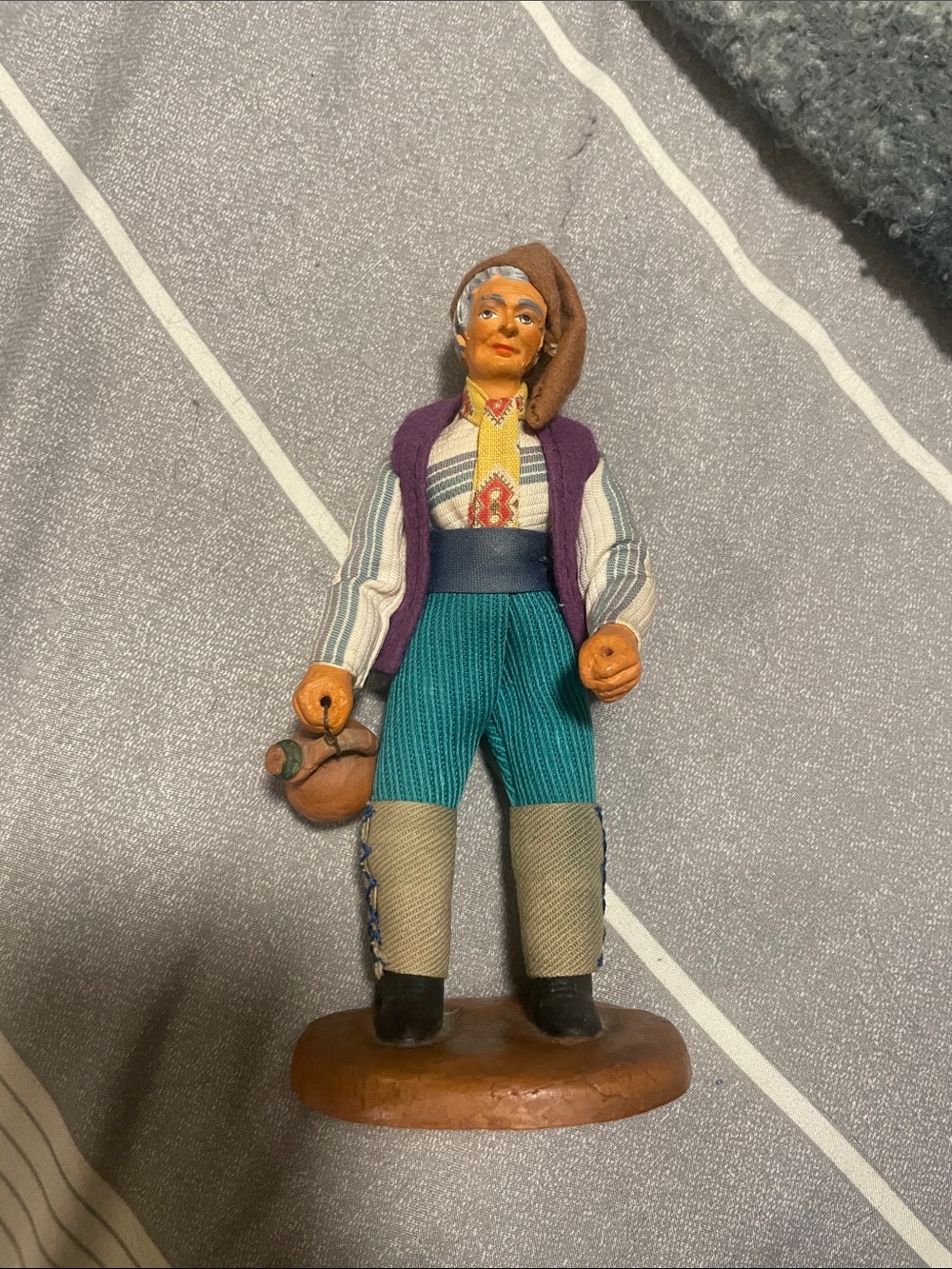 M. Chave Aubagne Provence France-Painted Folk Art Santon Terra Cotta